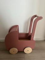 Houten poppenwagen / loopwagen (Little Dutch), Ophalen of Verzenden, Zo goed als nieuw, Duw- of Trekspeelgoed