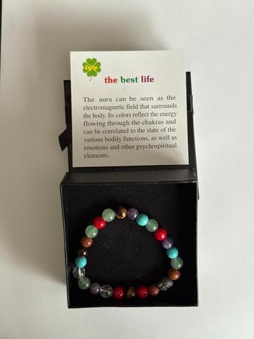 Armband Chakra Gemixt Buddha Rekbare armband met chakra kral beschikbaar voor biedingen