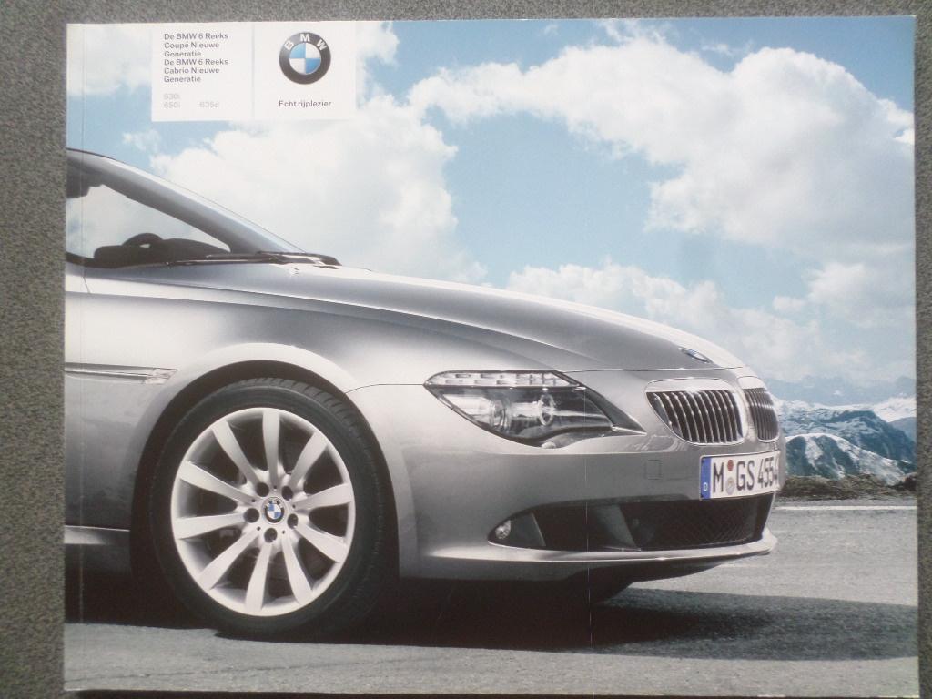 BMW 630i 635d 650i Coupe & Cabrio 2007 Brochure, Ophalen of Verzenden, Zo goed als nieuw, BMW