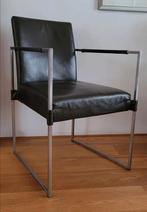 Bert Plantagie eetkamerstoel 6x, Huis en Inrichting, Stoelen, Ophalen, Gebruikt, Wit, Leer