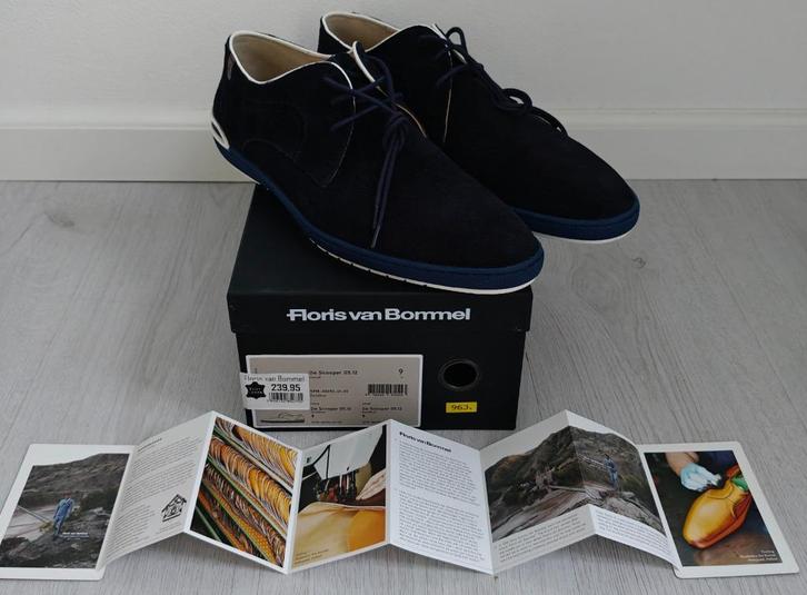 Floris van Bommel de Scooper Nieuw!, Kleding | Heren, Schoenen, Nieuw, Veterschoenen, Blauw, Ophalen of Verzenden