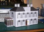 Villa met serre in 1:100 (FoW e.d.) - papieren bouwplaat, Hobby en Vrije tijd, Wargaming, Verzenden, Nieuw, Historisch, Geverfd