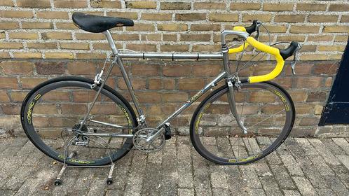 Vintage Rossin Record stalen racefiets 57cm Shimano Dura Ace, Fietsen en Brommers, Fietsen | Oldtimers, 55 tot 59 cm, Ophalen