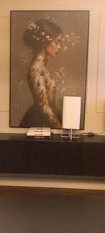 Light & Living Tafellamp Wyn  Créme 19.5x19.5x50.5 cm, Huis en Inrichting, Lampen | Tafellampen, 50 tot 75 cm, Nieuw, Ophalen of Verzenden