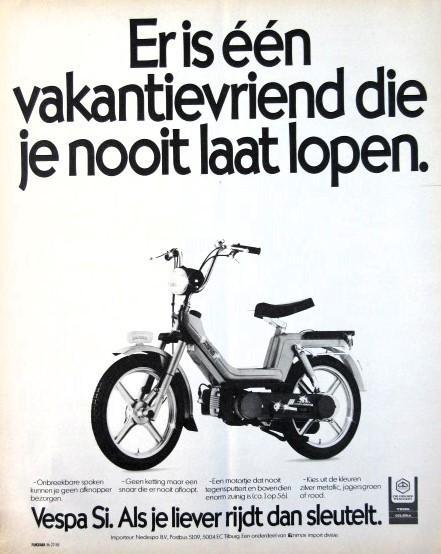 11 oude advertenties Piaggio 81-5 motor Vespa Gilera scooter, Verzamelen, Automerken, Motoren en Formule 1, Gebruikt, Motoren