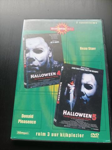 Halloween 4 & 5 DVD  beschikbaar voor biedingen