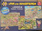 Jan van Haasteren combi 2x1000, Ophalen of Verzenden, 500 t/m 1500 stukjes, Zo goed als nieuw, Legpuzzel