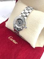 Cartier Must de 21 Staal Dames Polshorloge Ref. 1340, Overige merken, Staal, Staal, Cartier