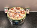Koektrommel Aap Noot Mies en 2 bijpassende blikjes, Ophalen of Verzenden, Zo goed als nieuw, Koek(jes), Overige merken