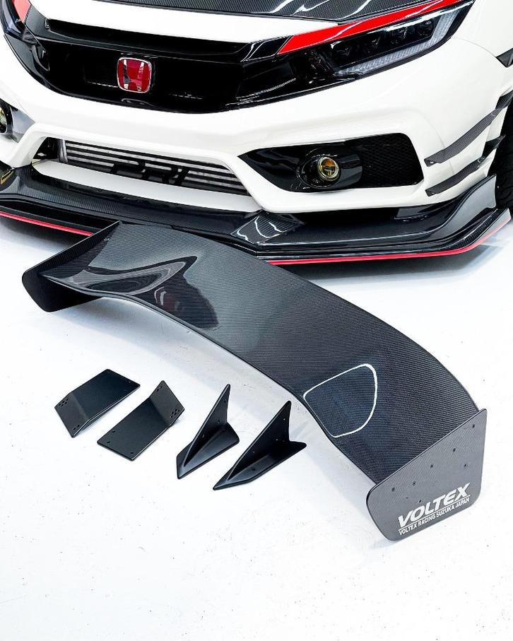 Voltex Type 2V carbon spoiler - Honda Civic Type-R FK8, Auto diversen, Tuning en Styling, Ophalen of Verzenden