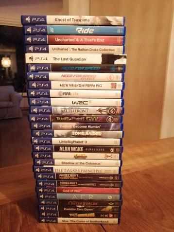 27 ps4 games zo goed als nieuw  beschikbaar voor biedingen
