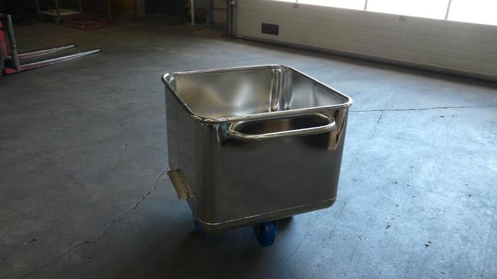 RVS bak verrijdbaar 670 x 670 x690, Hobby en Vrije tijd, Overige Hobby en Vrije tijd, Nieuw, Ophalen