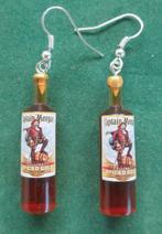 Oorbellen Captain Morgan fles Rum Spiced Gold Original., Overige materialen, Hangers, Overige kleuren, Nieuw