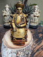 Chinese keizer Chinees aziatisch beeld hars, Ophalen of Verzenden, Zo goed als nieuw, Mens