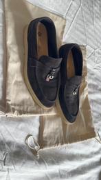 Loro Piana summer walk loafers - caviar - 36, Ophalen of Verzenden, Loro piana, Gedragen, Instappers