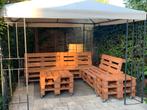Pallet banken en tafels, Ophalen, Zo goed als nieuw, Hout