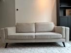 Goossens Otello 3-zits creme, Huis en Inrichting, Banken | Bankstellen, Ophalen, 75 tot 100 cm, Zo goed als nieuw, Stof