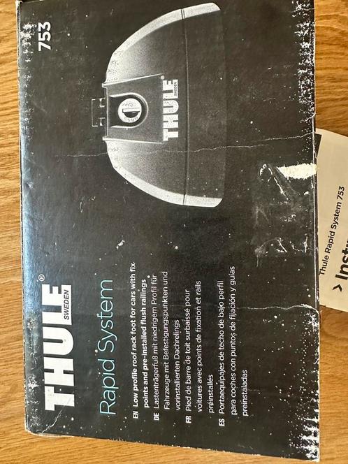 Thule Rapid System 753 Dakdragers met kit 4030, Auto diversen, Dakdragers, Gebruikt, Ophalen of Verzenden