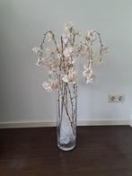 1X HOGE VAAS, 70 CM INC. DROOGBLOEMEN, Huis en Inrichting, Woonaccessoires | Vazen, Ophalen, Gebruikt, Overige kleuren, 50 tot 75 cm