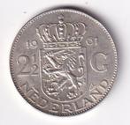2 1/2 Gulden 1961 Prachtig, Koningin Juliana, Verzenden, Zilver, Losse munt
