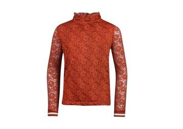 NIEUW Persival Kanten Top Longsleeve Bruin Kant Mt 152, 158 beschikbaar voor biedingen
