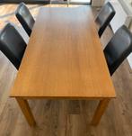 Te koop tafel met 4 stoelen, Huis en Inrichting, Ophalen, Gebruikt, 100 tot 150 cm, 150 tot 200 cm