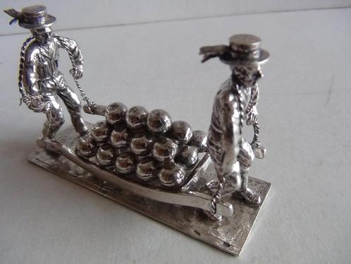 miniatuur zilver EP13 kaasdrager ALKMAAR zilveren miniaturen, Antiek en Kunst, Antiek | Goud en Zilver, Zilver, Verzenden