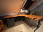 Hoekbureau, Huis en Inrichting, Bureaus, Ophalen, In hoogte verstelbaar, Gebruikt, Bureau