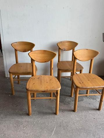 4 vintage grenen stoelen stijl Rainer Daumiller beschikbaar voor biedingen
