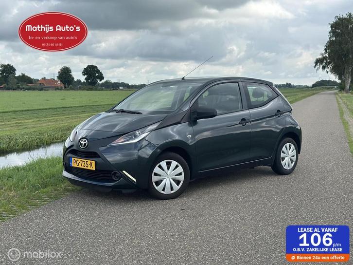 Toyota Aygo 1.0 VVT-i x 5 deurs airco! Nieuwe APK!, Auto's, Toyota, Bedrijf, Te koop, Aygo, ABS, Airbags, Alarm, Electronic Stability Program (ESP)