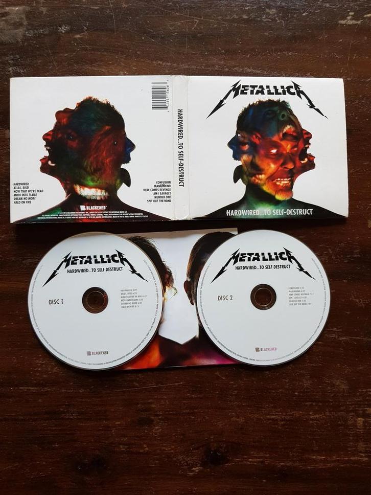 Metallica - Hardwired to self destruct 2 cd thrash rock, Cd's en Dvd's, Cd's | Hardrock en Metal, Gebruikt, Ophalen of Verzenden