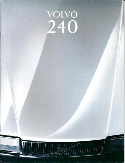 Brochure Volvo 240 Estate 1993, Boeken, Auto's | Folders en Tijdschriften, Gelezen, Volvo, Ophalen of Verzenden