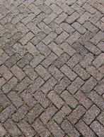 Gebruikte betonklinker in diverse kleuren, Tuin en Terras, Tegels en Klinkers, Ophalen, Gebruikt, Klinkers, 10 m² of meer