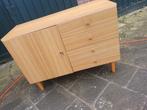 Vintage kastje teak/fineer., Ophalen, Gebruikt, Sixties, 50 tot 100 cm