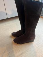 Arche, Hoge laarzen, donkerbruin, suede, maat 39, Ophalen of Verzenden, Zo goed als nieuw, Bruin, Hoge laarzen