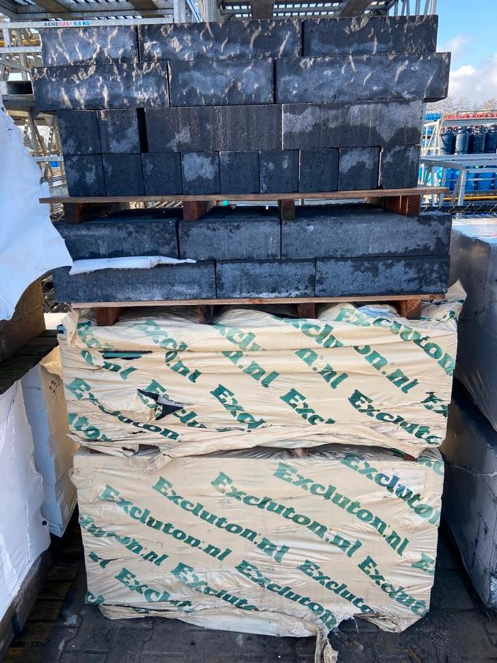 Stapelblok Rock Walling 12x13xDIV Antraciet - J&W 69, Tuin en Terras, Bielzen en Borders, Nieuw, Blok, Beton, Minder dan 25 cm