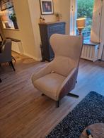 Relax en sta op fauteuil Prominent. Leer/stof.Met batterij, Huis en Inrichting, Fauteuils, Minder dan 75 cm, Zo goed als nieuw