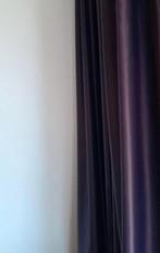 Paarse verduisterende gordijnen met vlinderplooi, Ophalen, Gebruikt, 200 cm of meer, 200 cm of meer