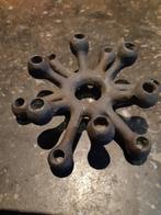 Vintage Spider Dansk design kandelaar., Zwart, Ophalen of Verzenden, Zo goed als nieuw, Metaal