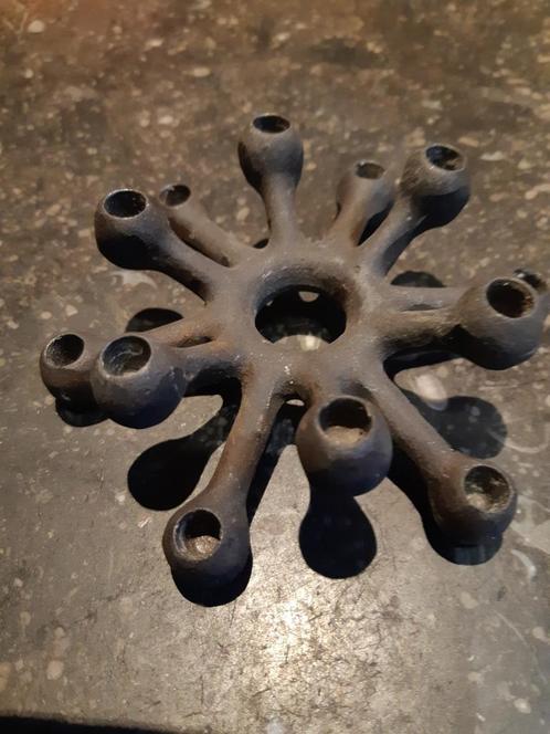 Vintage Spider Dansk design kandelaar., Huis en Inrichting, Woonaccessoires | Kandelaars en Kaarsen, Zo goed als nieuw, Kandelaar