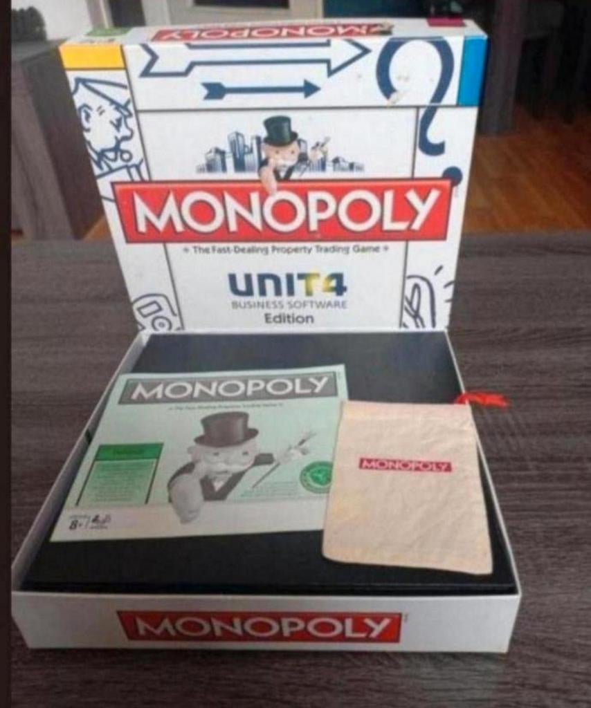 Monopoly Unit4 Editie - Bordspel Klassieker!, Hobby en Vrije tijd, Vijf spelers of meer, Ophalen of Verzenden, Gebruikt, Hasbro