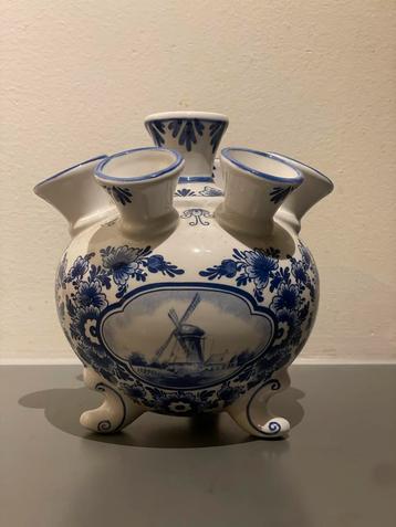 Delfts Blauw Tulpenvaas Delfino Holland beschikbaar voor biedingen