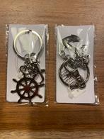 Sleutelhanger/musketonhaak anker/stuurwiel - maritiem - 150x, Ophalen of Verzenden, Nieuw, Overige typen