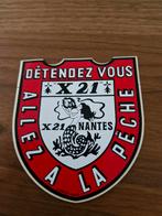 2129 Vintage Sticker - Relax Ga vissen X 21 Nantes of Linden, Ophalen of Verzenden, Zo goed als nieuw