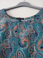 Norah Jurk Maat 42 Blauw Paisley, Kleding | Dames, Jurken, Blauw, Maat 42/44 (L), Ophalen of Verzenden, Zo goed als nieuw