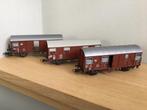 Roco DB gesloten goederenwagons type Gs, Hobby en Vrije tijd, Modeltreinen | H0, Gelijkstroom, Wagon, Ophalen of Verzenden, Zo goed als nieuw