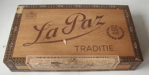 La Paz sigaren kist, doosjes en blikjes, in goede staat. Fot, Verzamelen, Rookartikelen, Aanstekers en Luciferdoosjes, Zo goed als nieuw