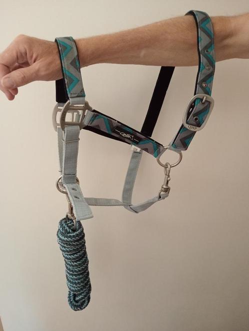Halster met halstertouw - Maat cob, Dieren en Toebehoren, Paarden en Pony's | Hoofdstellen en Tuigage, Nieuw, Overige soorten