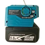 Accu adapter omvormer USB Led Makita  Dyson Milwaukee DeWALT, Denico.power@gmail.com, De van der schuerenweg, Nieuw, DeNico-PoWer