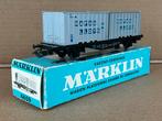 Marklin 4659 DB Containderwagen Hapag Lloyd in OVP, Hobby en Vrije tijd, Modeltreinen | H0, Wisselstroom, Gebruikt, Wagon, Ophalen of Verzenden